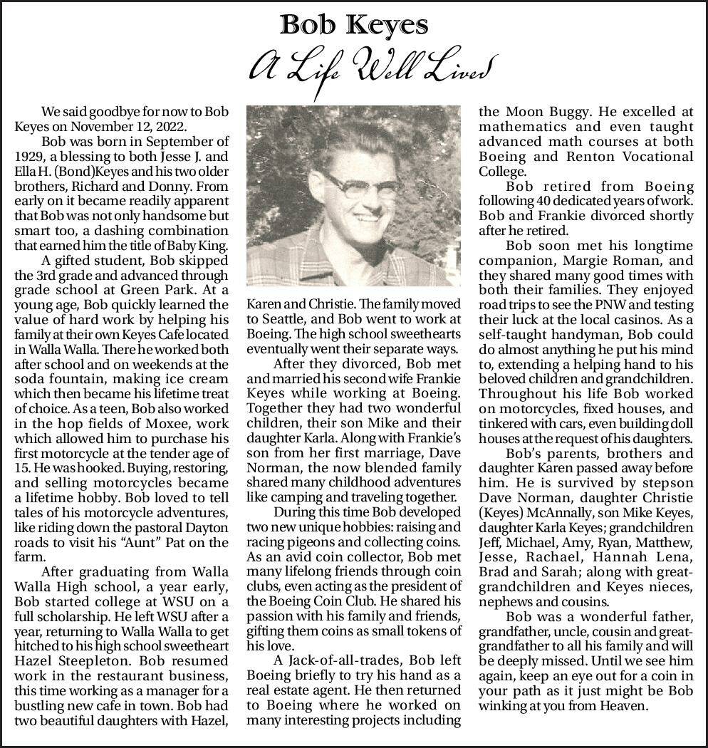 Bob Keyes | Obituary